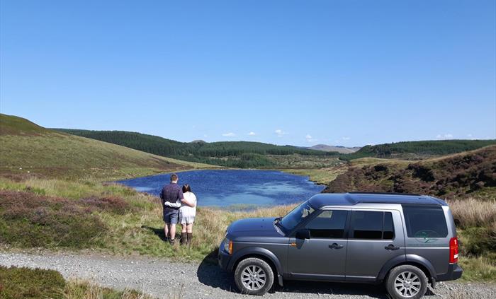 Enjoying the silence in North Ceredigion's Highlands.